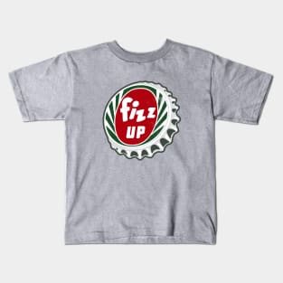 Vintage Fizz Up Soda Bottlecap Kids T-Shirt